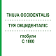 ТУЯ ОКЦИДЕНТАЛІС (THUJA OCCIDENTALIS) C 1000 глобули 1,5 г - Гомеопатія GUDJONS