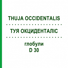 ТУЯ ОКЦИДЕНТАЛИС (THUJA OCCIDENTALIS) D 30 глобули 10 г - Гомеопатия SPAGYRA