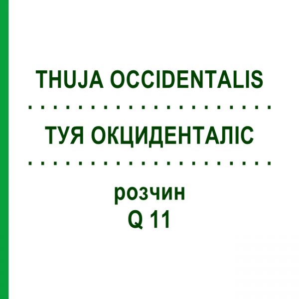 ТУЯ ОКЦИДЕНТАЛІС (THUJA OCCIDENTALIS) Q 11 розчин 15 мл - Гомеопатія GUDJONS