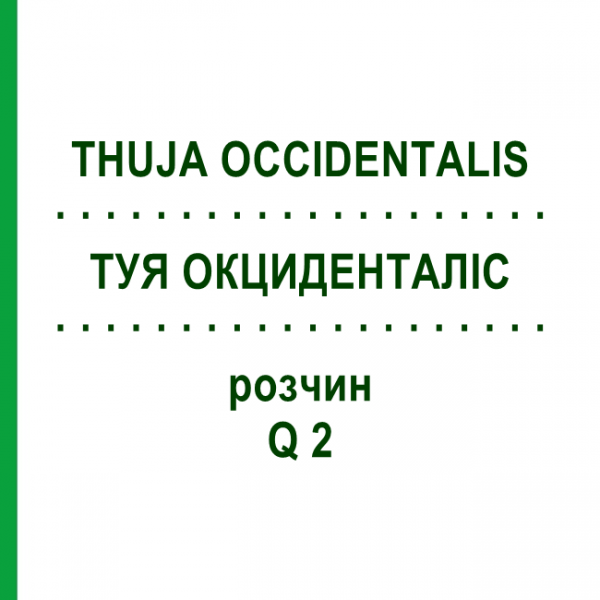 ТУЯ ОКЦИДЕНТАЛІС (THUJA OCCIDENTALIS) Q 2 розчин 15 мл - Гомеопатія GUDJONS