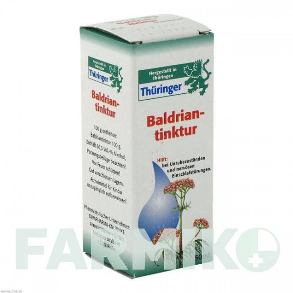 ТЮРИНГЕР (THURINGER) настойка 50 мл - Корень валерианы CHEPLAPHARM