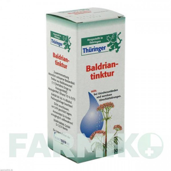 ТЮРИНГЕР (THURINGER) настойка 100 мл - Корень валерианы CHEPLAPHARM