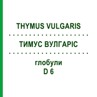ТИМУС ВУЛГАРІС (THYMUS VULGARIS) D 6 глобули 10 г - Гомеопатія DR.RECKEWEG