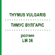 ТИМУС ВУЛГАРИС (THYMUS VULGARIS) LM 36 раствор 10 мл - Гомеопатия ARCANA DR.SEWERIN