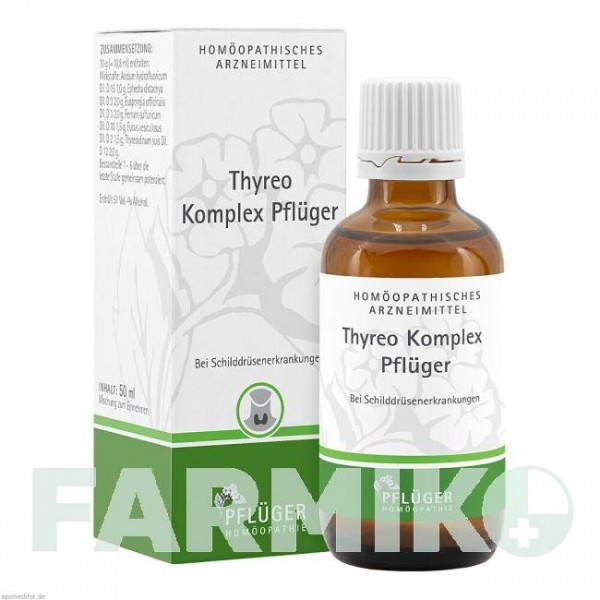 ТИРЕО КОМПЛЕКС (THYREO KOMPLEX) капли 50 мл - Гомеопатия HOMOOPATHISCHES ALEXANDER PFLUGER