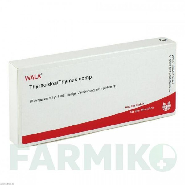 ТИРЕОИДЕА (THYREOIDEA) ампулы 10x1 мл - Гомеопатия WALA HEILMITTEL