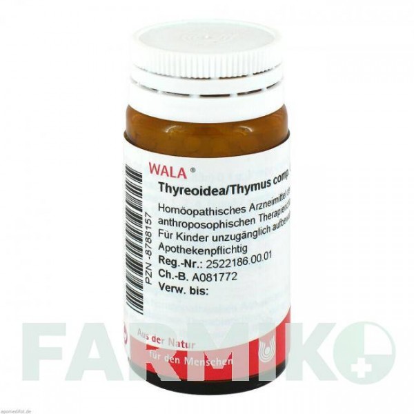 ТИРЕОИДЕА (THYREOIDEA) глобули 20 г - Гомеопатия WALA HEILMITTEL