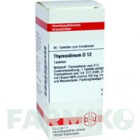 ТИРЕОЇДИНУМ (THYREOIDINUM) D 12 таблетки 80 шт - Гомеопатія DHU
