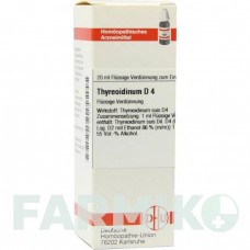 ТИРЕОИДИНУМ (THYREOIDINUM) D 4 раствор 20 мл - Гомеопатия DHU