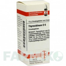 ТИРЕОИДИНУМ (THYREOIDINUM) D 6 глобули 10 г - Гомеопатия DHU