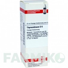 ТИРЕОИДИНУМ (THYREOIDINUM) D 6 раствор 20 мл - Гомеопатия DHU