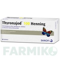 ТИРОНАЙОД (THYRONAJOD) 100 таблетки 50 шт - Левотироксин, Йодид калію SANOFI