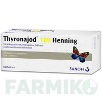 ТИРОНАЙОД (THYRONAJOD) 100 таблетки 100 шт - Левотироксин, Йодид калію SANOFI