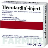 ТИРОТАРДИН ИНЖЕКТ (THYROTARDIN INJECT) флакон 1 шт - Лиотиронин SANOFI