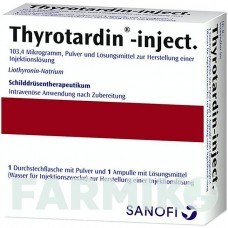 ТИРОТАРДИН ИНЖЕКТ (THYROTARDIN INJECT) флакон 1 шт - Лиотиронин SANOFI