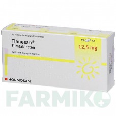 ТИАНЕСАН (TIANESAN) 12,5 мг таблетки 30 шт - Тианептин HORMOSAN PHARMA