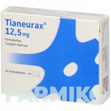 ТИАНЕУРАКС (TIANEURAX) 12,5 мг таблетки 30 шт - Тианептин NEURAXPHARM