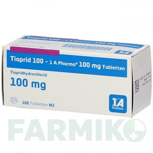 ТІАПРИД (TIAPRID) 100 таблетки 100 шт - Тіаприд 1 A PHARMA