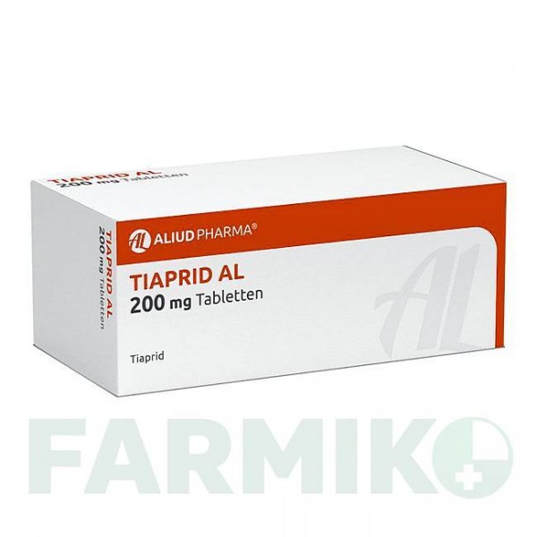 ТІАПРИД (TIAPRID) 200 мг таблетки 50 шт - Тіаприд ALIUD PHARMA