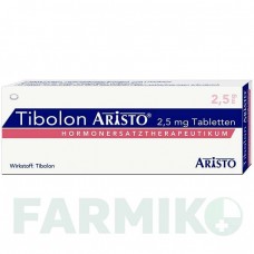 ТИБОЛОН (TIBOLON) 2,5 мг таблетки 3x28 шт - Тиболон ARISTO PHARMA