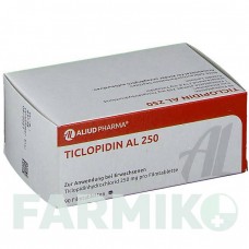ТИКЛОПІДИН (TICLOPIDIN) 250 таблетки 90 шт - Тиклопідин ALIUD PHARMA