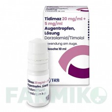 ТИДИМАЗ (TIDIMAZ) 20 мг/мл + 5 мг/мл краплі 1x10 мл - Активні речовини TRB CHEMEDICA