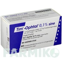 ТИМ ОФТАЛ (TIM OPHTAL) 0,1% краплі 60x0,5 мл - Тимолол DR.WINZER PHARMA