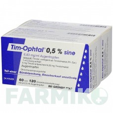 ТИМ ОФТАЛ (TIM OPHTAL) 0,5% капли 120x0,5 мл - Тимолол DR.WINZER PHARMA