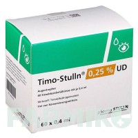 ТИМО ШТУЛЬН (TIMO STULLN) 0,25% краплі 60x0,4 мл - Тимолол PHARMA STULLN