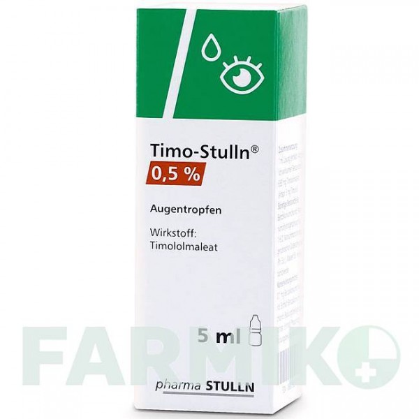 ТИМО ШТУЛЬН (TIMO STULLN) 0,5% краплі 5 мл - Тимолол PHARMA STULLN