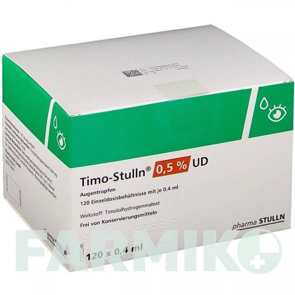 ТИМО ШТУЛЬН (TIMO STULLN) 0,5% краплі 120x0,4 мл - Тимолол PHARMA STULLN