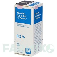 ТИМОЛОЛ (TIMOLOL) 0,5% капли 5 мл - Тимолол 1 A PHARMA