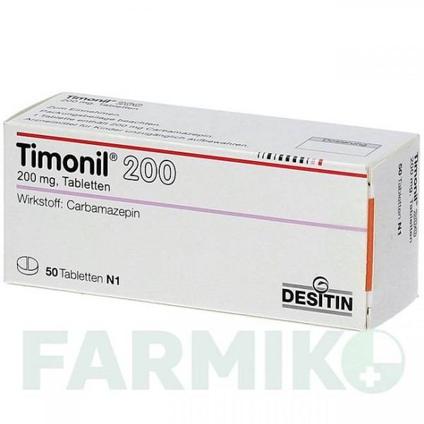 ТИМОНІЛ (TIMONIL) 200 таблетки 50 шт - Карбамазепін DESITIN