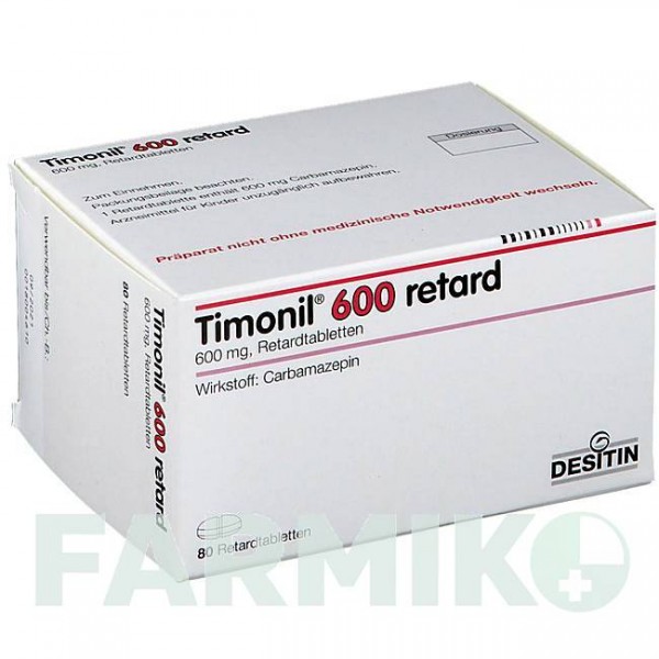 ТИМОНІЛ (TIMONIL) 600 таблетки 50 шт - Карбамазепін DESITIN