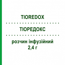ТИОРЕДОКС (TIOREDOX) 2,4 г раствор инфузионный 25 мл - Глутатион BIOMEDICA FOSCAMA
