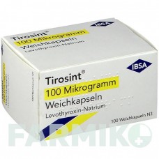 ТИРОСИНТ (TIROSINT) 100 мкг капсулы 100 шт - Левотироксин MARCKYRL PHARMA