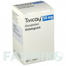 ТІВІКАЙ (TIVICAY) 50 мг таблетки 30 шт - Долутегравір AXICORP PHARMA