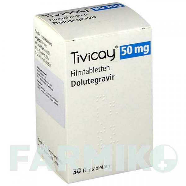 ТИВИКАЙ (TIVICAY) 50 мг таблетки 30 шт - Долутегравир AXICORP PHARMA