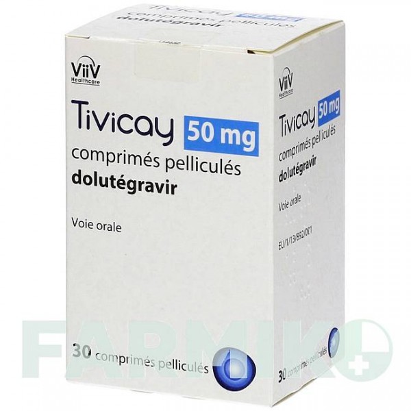 ТІВІКАЙ (TIVICAY) 50 мг таблетки 30 шт - Долутегравір CC PHARMA