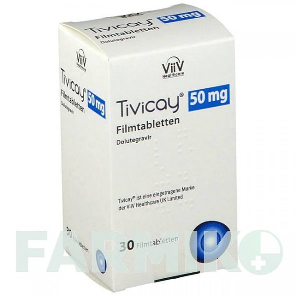 ТІВІКАЙ (TIVICAY) 50 мг таблетки 30 шт - Долутегравір PARANOVA PACK