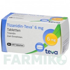 ТИЗАНИДИН (TIZANIDIN) 6 мг таблетки 100 шт - Тизанидин TEVA