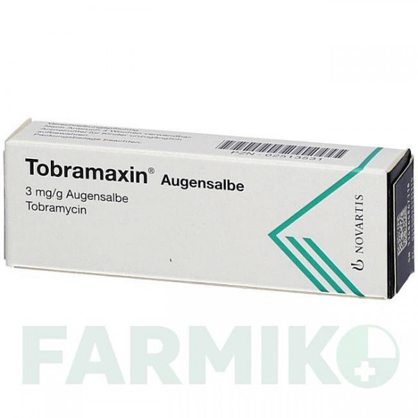 ТОБРАМАКСИН (TOBRAMAXIN) мазь 3,5 г - Тобрамицин NOVARTIS