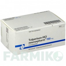 ТОЛПЕРИЗОН (TOLPERISON) 150 мг таблетки 100 шт - Толперизон NEURAXPHARM