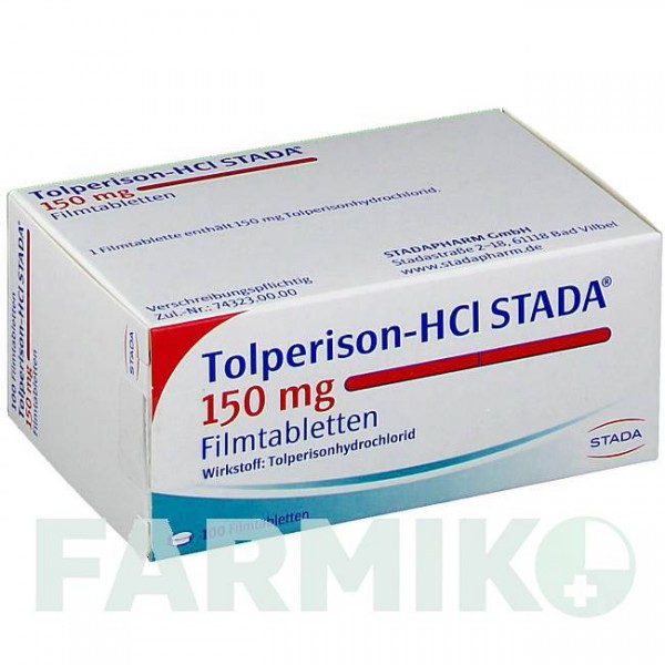 ТОЛПЕРИЗОН (TOLPERISON) 150 мг таблетки 100 шт - Толперизон STADAPHARM
