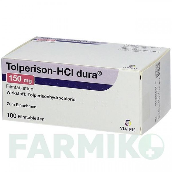 ТОЛПЕРИЗОН (TOLPERISON) 150 мг таблетки 100 шт - Толперизон VIATRIS