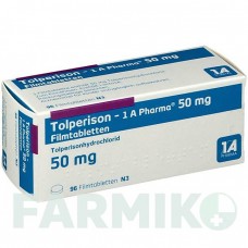 ТОЛПЕРИЗОН (TOLPERISON) 50 мг таблетки 96 шт - Толперизон 1 A PHARMA