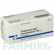 ТОЛПЕРИЗОН (TOLPERISON) 50 мг таблетки 96 шт - Толперизон NEURAXPHARM