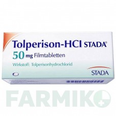 ТОЛПЕРИЗОН (TOLPERISON) 50 мг таблетки 20 шт - Толперизон STADAPHARM