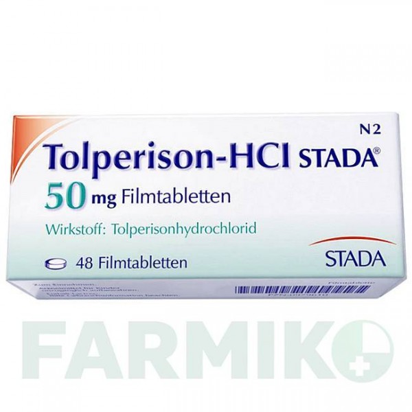 ТОЛПЕРИЗОН (TOLPERISON) 50 мг таблетки 48 шт - Толперизон STADAPHARM