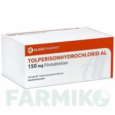 ТОЛПЕРИЗОНГИДРОХЛОРИД (TOLPERISONHYDROCHLORID) 150 мг таблетки 20 шт - Толперизон ALIUD PHARMA